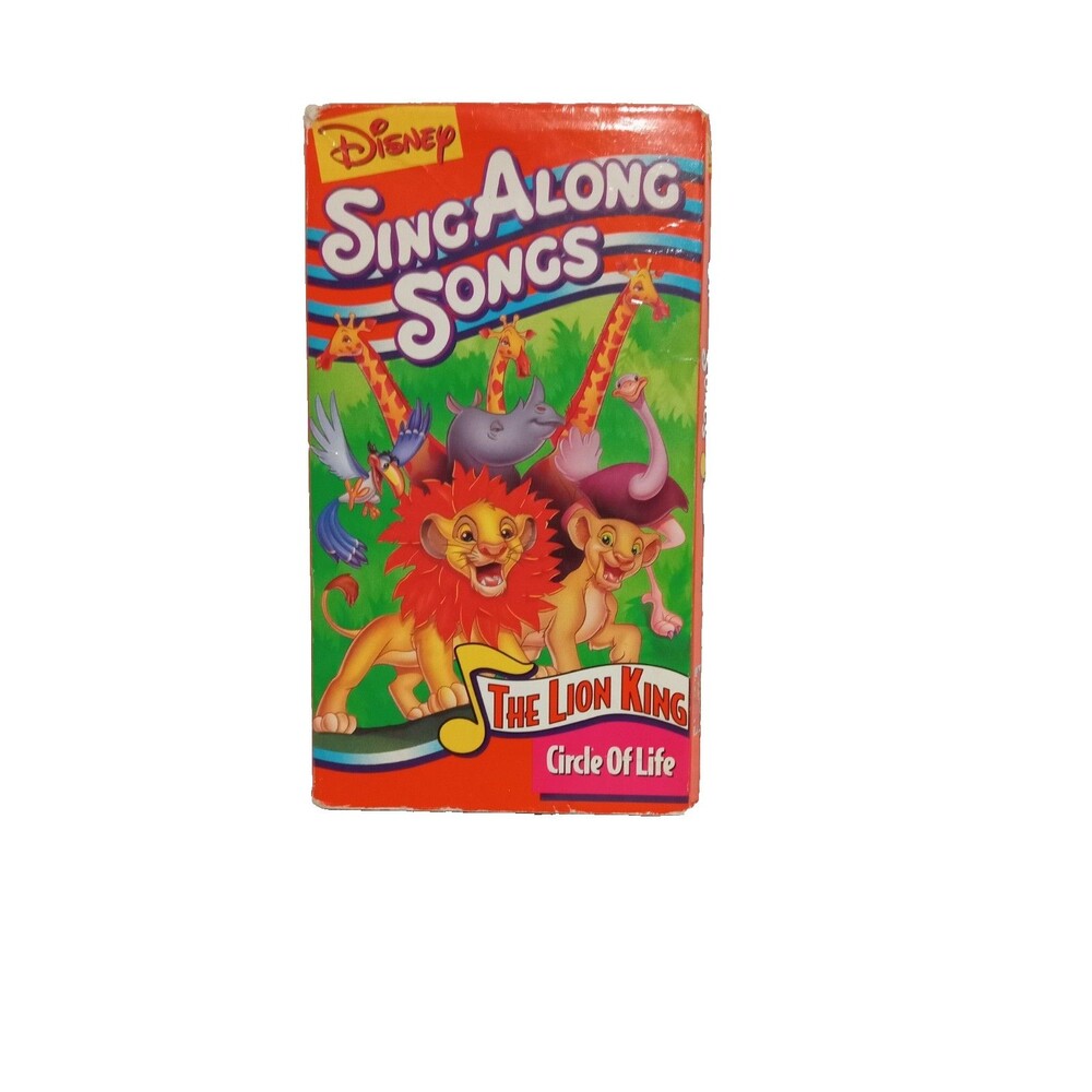 Walt Disney's Sing Along Songs THE LION KING Circle of Life VHS VIDEO 1994